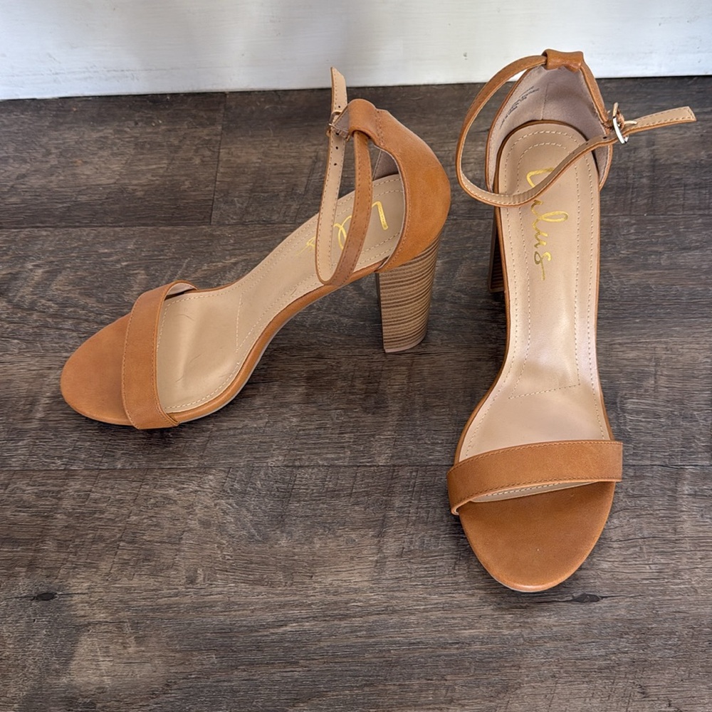 Camel lulu heels
